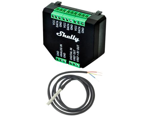 Shelly AddOn Plus mit 1 Temperatur Sensor fr Shelly Plus Aktoren