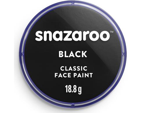 Snazaroo Schminkfarbe Schwarz 18 ml, Blister