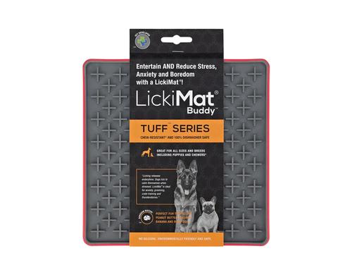 LickiMat Dog Buddy Tuff Rot 20 x 20cm