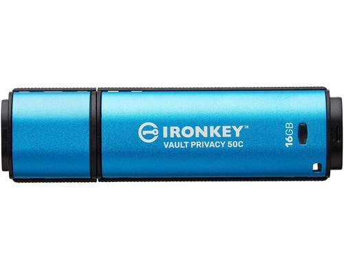 Kingston IronKey Vault Privacy 50 16GB USB3.2 (Typ-C), AES-256 Encrypted, FIPS 197