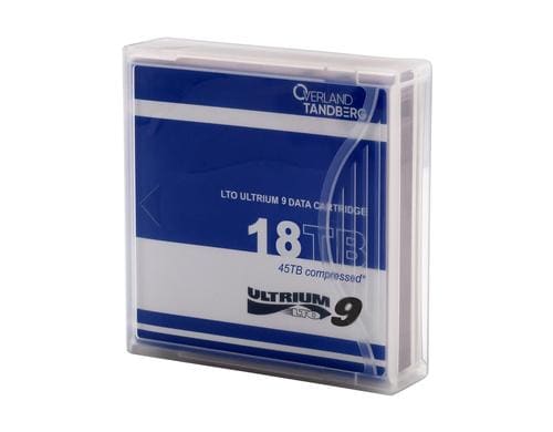 Tandberg: LTO-9 Data Cartridge 18TB/45TB, un-labeled, mit hlle, 1 Stck
