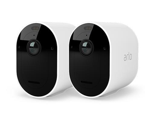 Arlo VMC4260P: IP Kamera 2er Set Arlo Pro 5 Spotlight Kamera weiss