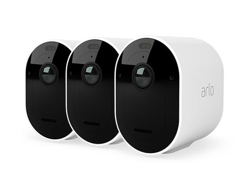 Arlo VMC4360P: IP Kamera 3er Set Arlo Pro 5 Spotlight Kamera weiss