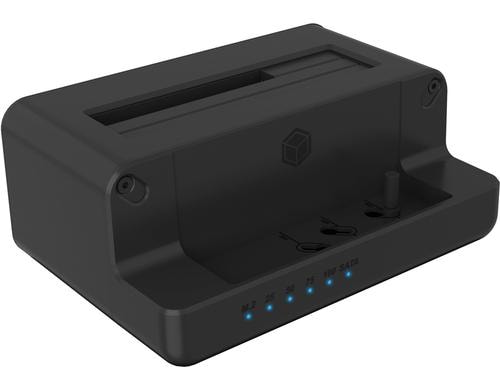 ICY BOX IB-2914MSCL-C31, HDD Dockingstation USB 3.1 Type-C, schwarz, o. Kapazittlimite