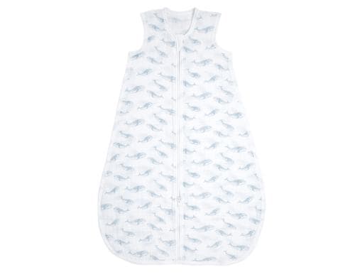 Aden + Anais Sommer-Schlafsack 1,0 TOG Oceanic blue whale / 0-6 Mt