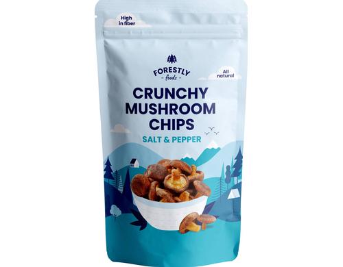 Crunchy Mushroom Chips - Salz & Pfeffer 50g
