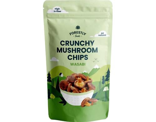 Crunchy Mushroom Chips - Wasabi 50g