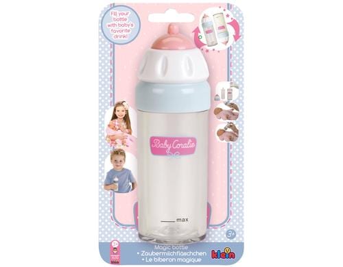 Klein-Toys Baby Coralie Magic Trinkflasche 