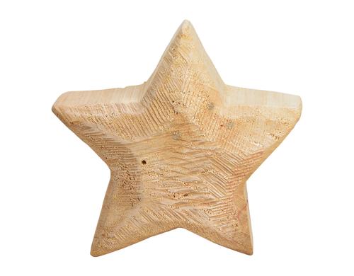 G. Wurm Aufsteller Stern aus Holz 20x6 cm (DxT)
