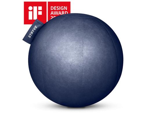 Active Ball Lederstoff  65 cm Royal Blue
