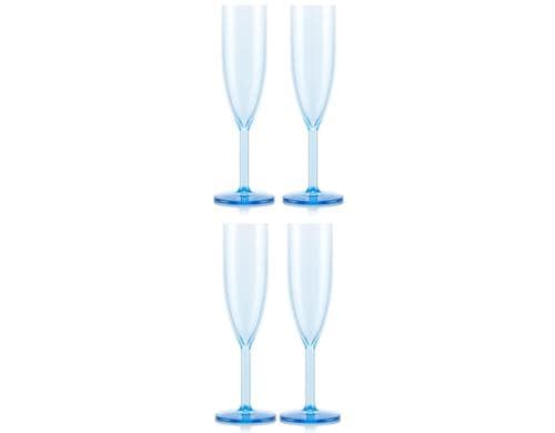 Bodum Okett Champagner blau aus Plastik, wiederverwendbar, 0.12 l