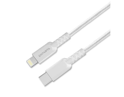 4smarts USB-Lightning-Kabel, RAPIDCord 2A, 1.5m, weiss, MFI zertifiziert