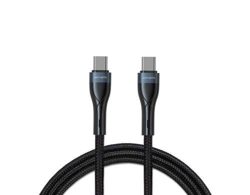 4smarts USB-Kabel, C-C, schwarz, 1m PremiumCord, 60Watt Fast Charging