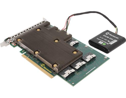 Adaptec SmartRAID 3258P-32i: PCI-Ex8v4,RAID 32 int. Port SAS4/SATA3/NVMEv4, SFF-8654