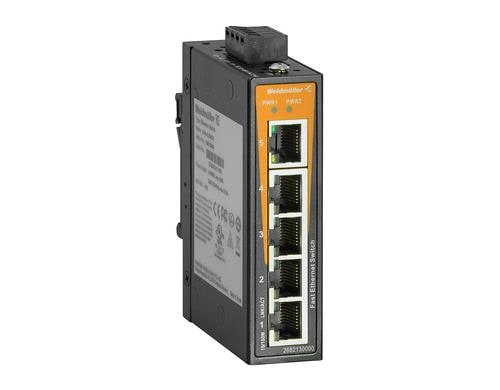 Weidmller Netzwerk Switch 5xRJ45 IP30, unmanaged, Fast Ethernet