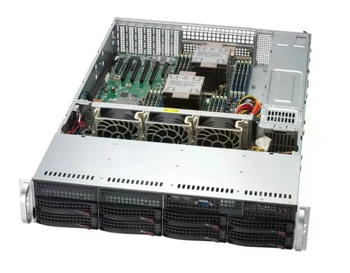 Supermicro SYS-621P-TR: 4.Gen Intel Xeon up to 4TB RAM, 8x 3.5 hot-swap, 2x1GbE