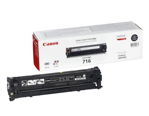 Tonermodul Canon CRG 716K, schwarz 2300 Seiten, LBP 5050/5050N