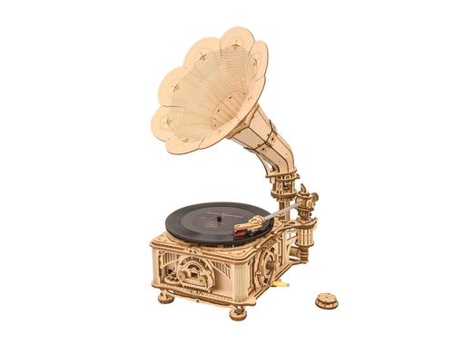 Grammophon Holzbausatz