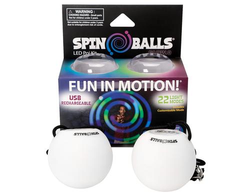 Spinballs Glow.0 LED Poi Balls 