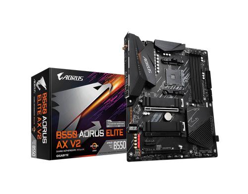 Gigabyte B550 Aorus Elite AX V2, ATX, AM4 AMD B550, 4x DDR4, PCI-E 4.0