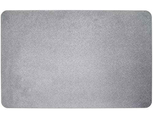 Moonstone Badematte aus Diatomit Hellgrau, 60x40x1 cm (LxBxT), Anti-Bakt.