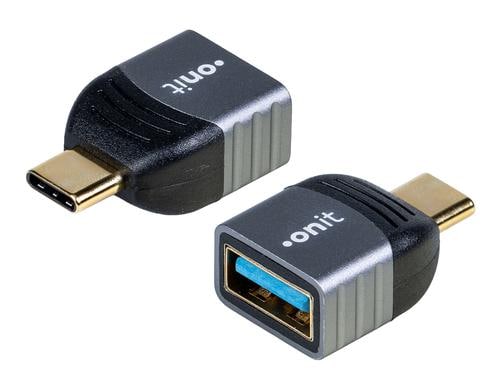 onit Adapter USB-C Stecker - USB-A Buchse USB 3.0, 10 Gbps, 5V/3A (15W)