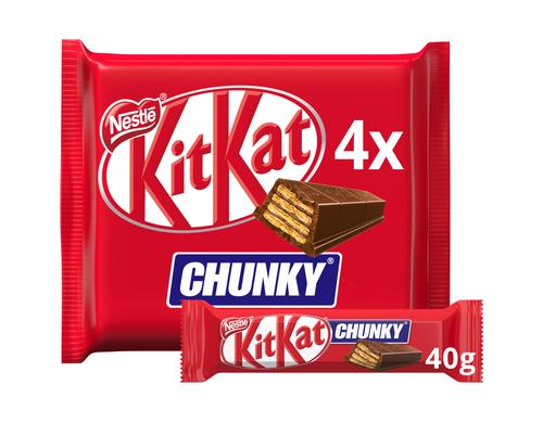 KitKat Chunky mit Milchschokolade 4 x 40 g