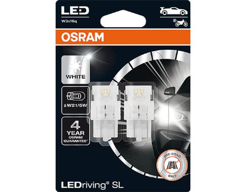 OSRAM LEDriving White 6000K 12V W21/5W Doppelblister