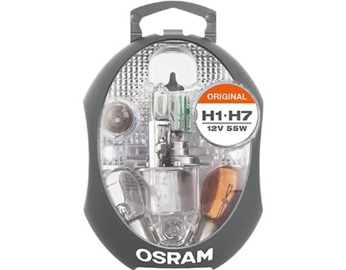 OSRAM Minibox H1/H7 Inhalt 7 Glhlampen & 3 Sicherungen