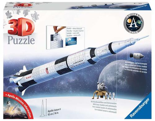 Puzzle 3D Apollo Saturn V Rocket 440 Teile