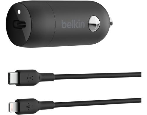 Belkin BOOST CHARGE USB-C 30W black USB-C to Lightning cable 1m