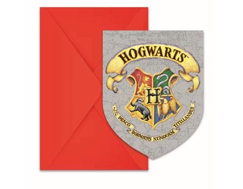Harry Potter Karte 9.5 x 14.5 cm, 6 Stk, mit Umschlag, FSC