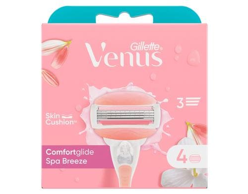 Gillette Venus Comfortglide Spa Breeze Systemklingen 4er