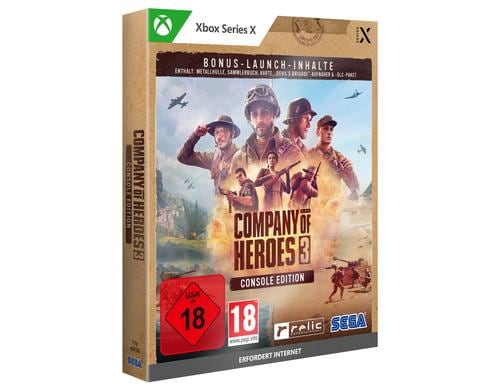 Company of Heroes 3 Launch Edition, XSX Alter: 18+, Metal Case