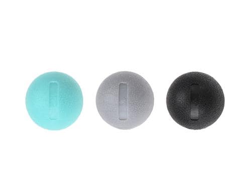 FTM Massagekugel 3er Set assortiert 5cm, blau-grau-schwarz