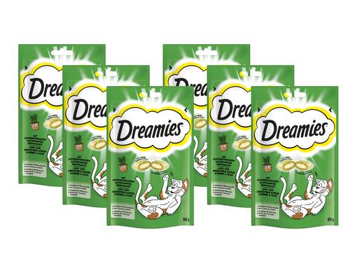 Dreamies Snack mit Katzenminze-Geschmack 6x60g