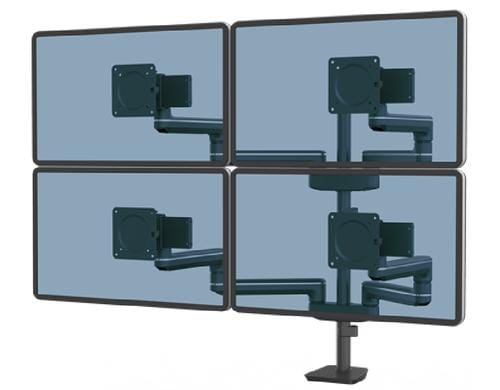 Fellowes Monitorarm Tallo Modular schwarz 4FFS, Fr 4 Monitore bis 1-7kg und 40