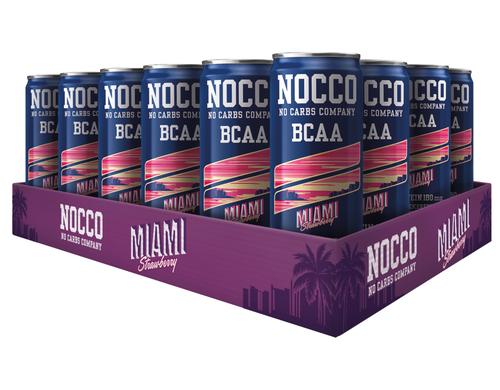 NOCCO BCAA Miami 330ml, 24-Tray