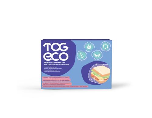 Togeco Wrap-Its Folie Starter Set Ersetzt Einwegfolien & Haushaltsfolie