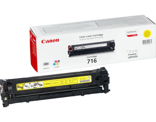 Tonermodul Canon CRG 716Y, yellow 1500 Seiten, LBP 5050/5050N