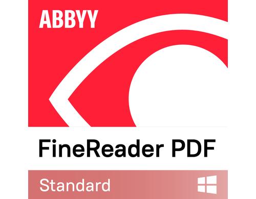 ABBYY FineReader PDF Standard per Seat, 5-25 Lizenzen, Sub, 1yr, ML