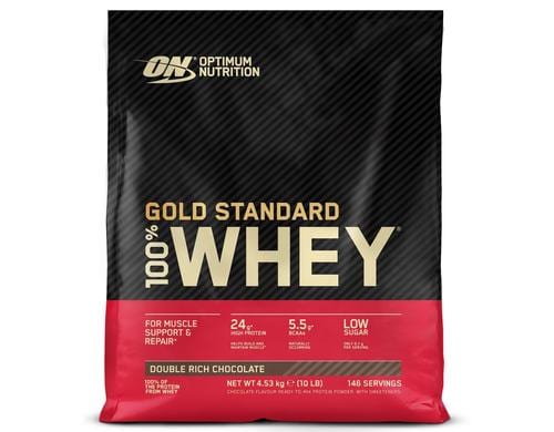 Gold Standard 100% Whey 4.53kg, Double Chocolate
