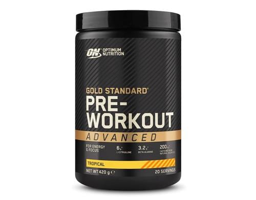 Gold Standard Pre-Workout Advanced 420g, Tropical Fruit