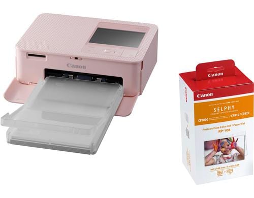 Canon Selphy CP1500 pink, 300x300dpi,WLAN, +RP-108