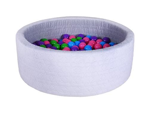 Bllebad soft - Cosy geo Grey 300 balls softcolor