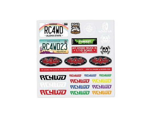 RC4WD Small Decal Sheet 