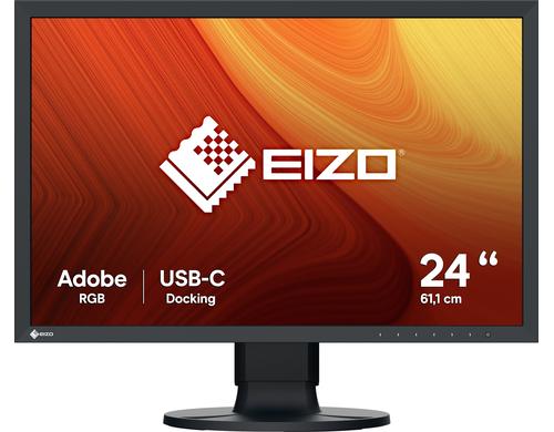 EIZG LCD CS2400S 24.1 schwarz 1920x1200, 16:10, 19ms, DP, HDMI, USB-C