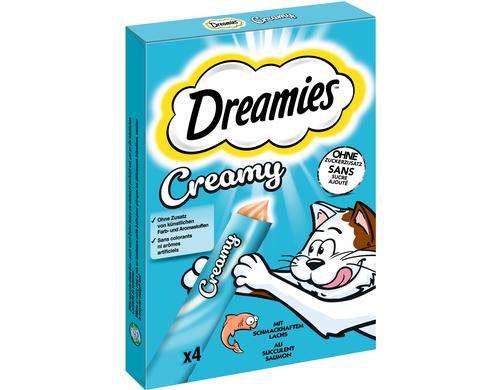 Dreamies Creamy Snack Lachs 4x10g 
