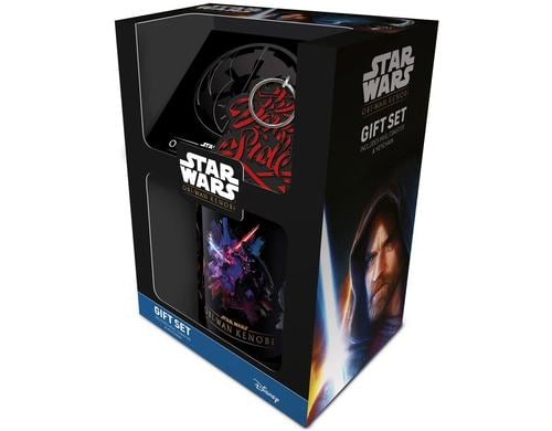 Star Wars Obi-Wan Kenobi Gift Box Tasse, Untersetzer, Schlsselanhnger
