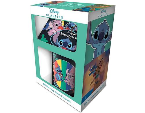 Disney Lilo & Stitch Gift Box Tasse, Untersetzer, Schlsselanhnger